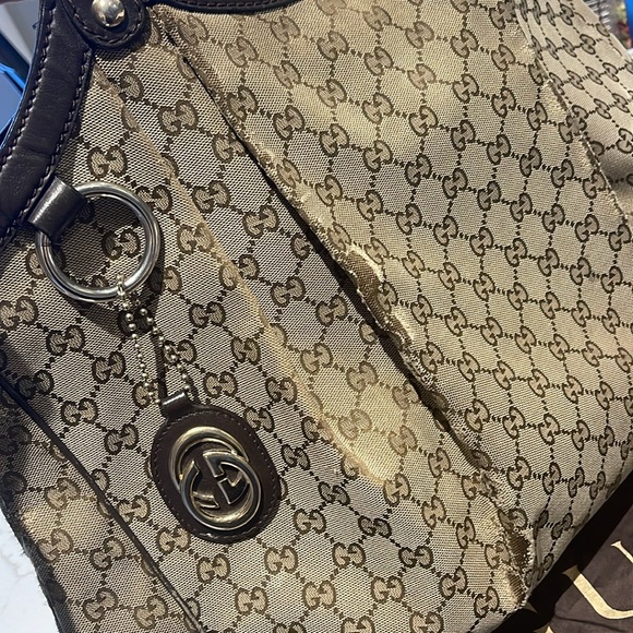 Gucci suckey bag-tote large - Picture 3 of 6